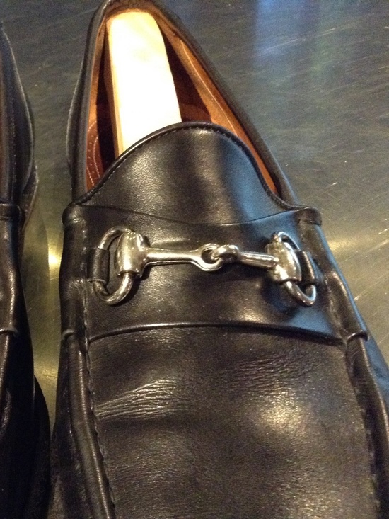 Allen Edmonds Bruzzano Men\'s 10 D Black Horse Bit Loafers Shoes Made In Italy